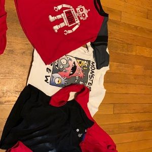 Three boys long sleeve shirts size 5T